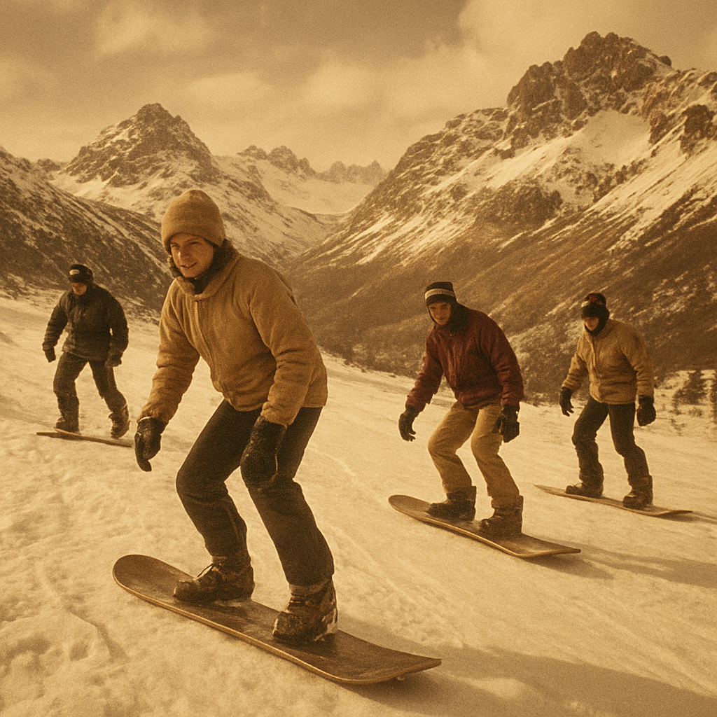 Los orígenes del snowboard en la Patagonia