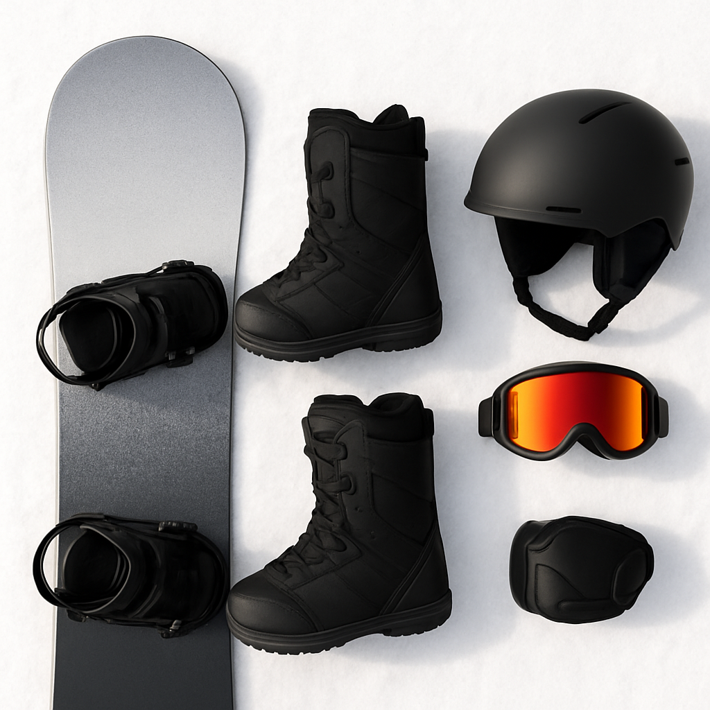 Equipamiento de snowboard